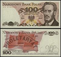 100 złotych 17.05.1976, seria AK numeracja 01808