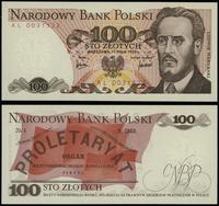 100 złotych 17.05.1976, seria AL numeracja 00313