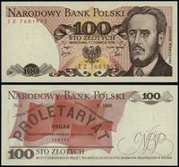 100 złotych 1.06.1979, seria EZ, numeracja 76819