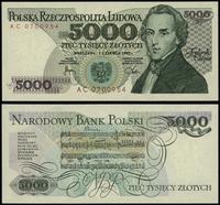 5.000 złotych 1.06.1982, seria AC, numeracja 070