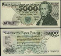 5.000 złotych 1.06.1982, seria BS, numeracja 210
