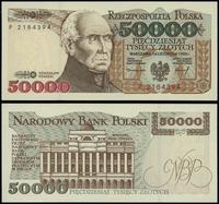 50.000 złotych 16.11.1993, seria P numeracja 218