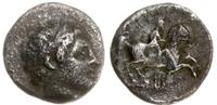 tetrobol 359-336 pne, Aw: Głowa Apollo w wieńcu 