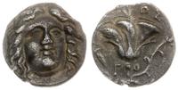 hemidrachma ok 304-189 pne, Głowa Heliosa trzy-c