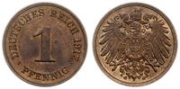 1 fenig 1912 G, Karlsruhe, piękne, AKS 21, Jaege