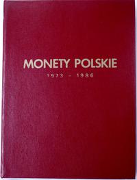 klaser z monetami polskimi z lat 1973-1986, nomi