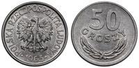 50 groszy 1965, Warszawa, aluminium, ładne, Parc