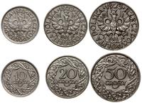 zestaw 3 monet 1923, Warszawa, w skład zestawu w