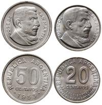 lot 5 monet, Buenos Aires, 5 centavos 1950 i 195