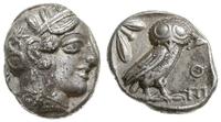 tetradrachma ok. 430 pne, Aw: Głowa Ateny w praw