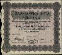 Polska, 100 akcji po 1.000 marek polskich, 4.11.1921