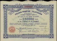 Polska, 25 akcji po 10.000 marek polskich, 10.08.1923