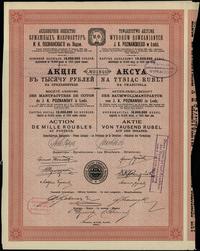 akcja na 1.000 rubli 1910, Łódź, numeracja 01846