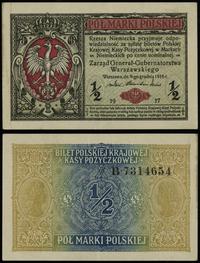 1/2 marki polskiej 9.12.1916, ''Generał''  II se