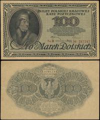 100 marek polskich 15.02.1919, Ser. B, numeracja