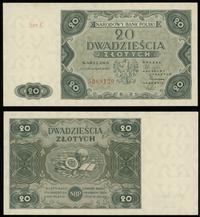 20 złotych 15.07.1947, seria C, numeracja 528912