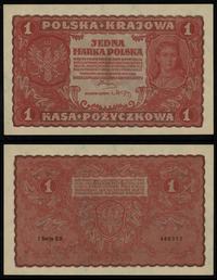 1 marka polska 23.08.1919, seria CD, numeracja 4