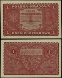 1 marka polska 23.08.1919, seria CK, numeracja 7