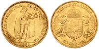 20 koron 1901, złoto 6.77 g