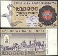 200.000 złotych 1.12.1989, seria L, numeracja 01