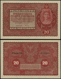 20 marek polskich 23.08.1919, seria II-CM, numer