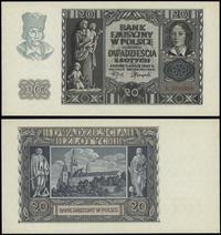 20 złotych 1.03.1940, seria L, numeracja 3722666