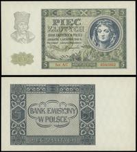 5 złotych 1.08.1941, seria AC, numeracja 6540862