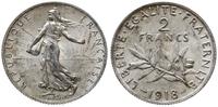 2 franki 1918, Paryż, srebro "835", 9.98 g, Gado