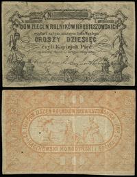 Polska, bon na 10 groszy = 5 kopiejek srebrem, ok. 1864