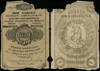 Polska, bon na 20 groszy = 10 kopiejek, 1862