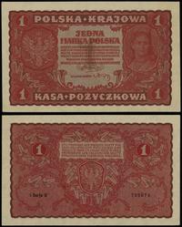 1 marka polska 23.08.1919, seria I-U 725674, pię