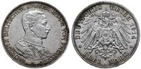 3 marki 1914 A, Berlin, Popiersie cesarza w mund