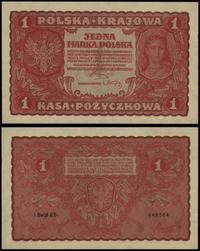1 marka polska 23.08.1919, seria I-CD 448364, za