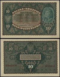 10 marek polskich 23.08.1919, seria II-EW 405343