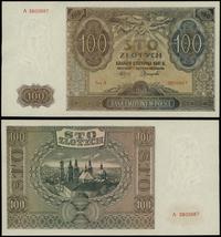 100 złotych 1.08.1941, seria A 3802687, wyśmieni