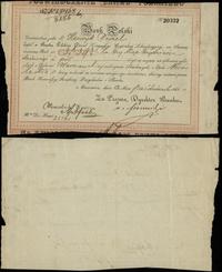 Polska, kwit wpłaty 3 rubli i 39 2/4 kopiejki za należności skarbowe w Guberni Warszawskiej, 12.10.1861