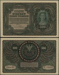 500 marek polskich 23.08.1919, seria I-BD 236322
