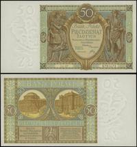 50 złotych 1.09.1929, seria DF 6791473, wyśmieni