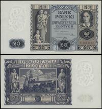 20 złotych 11.11.1936, seria BF 5873017, zaniedb