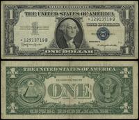 1 dolar 1957B, seria *12913719B, podpisy; Granah