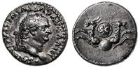 denar pośmiertny 80-81, Rzym, Aw: Głowa Wespazja