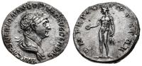 denar 114-117, Rzym, Aw: Głowa cesarza w prawo, 