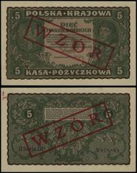 5 marek polskich 23.08.1923, czerwony nadruk WZÓ