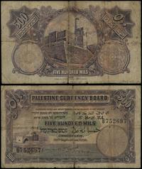 Palestyna, 500 mils, 30.09.1929