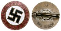 odznaka na klapę NSDAP, na stronie odwrotnej nap