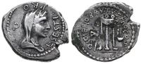 denar 42 pne, Rzym, Aw: Popiersie Libertas w pra