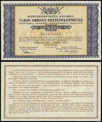 bon na 20 złotych 1.06.1939, numeracja 1078522, 