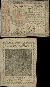 Stany Zjednoczone Ameryki (USA), 70 dolarów, 14.01.1779