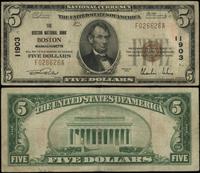 5 dolarów 1929, seria F026626A, wielokrotnie zła