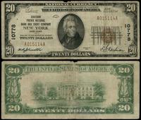 20 dolarów 1929, seria A015114A / 10778, wielokr